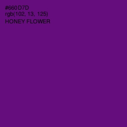 #660D7D - Honey Flower Color Image