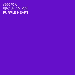 #660FCA - Purple Heart Color Image