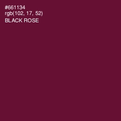 #661134 - Black Rose Color Image