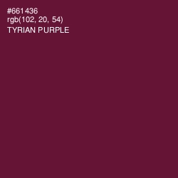 #661436 - Tyrian Purple Color Image