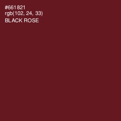 #661821 - Black Rose Color Image