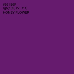 #661B6F - Honey Flower Color Image