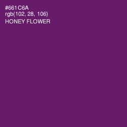 #661C6A - Honey Flower Color Image