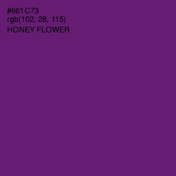 #661C73 - Honey Flower Color Image