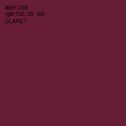 #661D35 - Claret Color Image