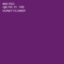 #661F6D - Honey Flower Color Image