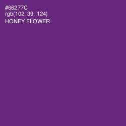 #66277C - Honey Flower Color Image