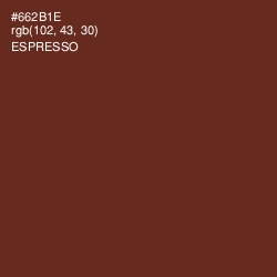 #662B1E - Espresso Color Image
