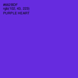 #662BDF - Purple Heart Color Image