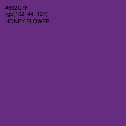 #662C7F - Honey Flower Color Image