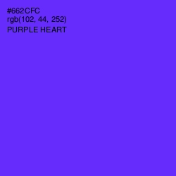 #662CFC - Purple Heart Color Image