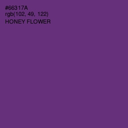 #66317A - Honey Flower Color Image