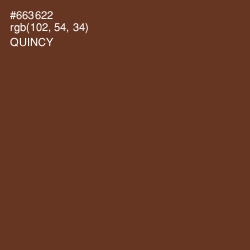 #663622 - Quincy Color Image