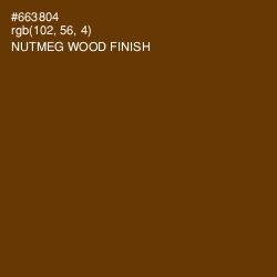 #663804 - Nutmeg Wood Finish Color Image