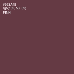 #663A45 - Finn Color Image