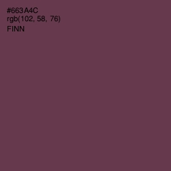 #663A4C - Finn Color Image