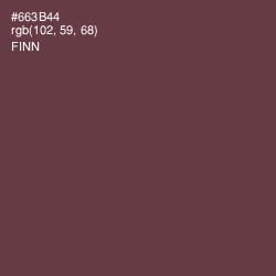 #663B44 - Finn Color Image