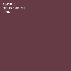 #663B45 - Finn Color Image