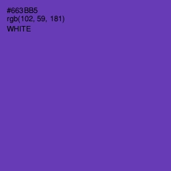 #663BB5 - Royal Purple Color Image