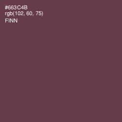 #663C4B - Finn Color Image