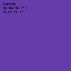 #663CAB - Royal Purple Color Image