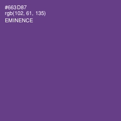 #663D87 - Eminence Color Image