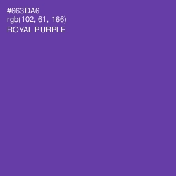 #663DA6 - Royal Purple Color Image