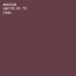 #663E48 - Finn Color Image