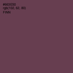 #663E50 - Finn Color Image