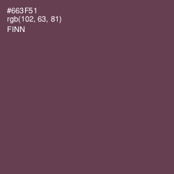 #663F51 - Finn Color Image