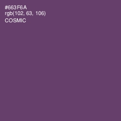 #663F6A - Cosmic Color Image