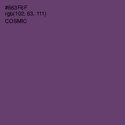 #663F6F - Cosmic Color Image