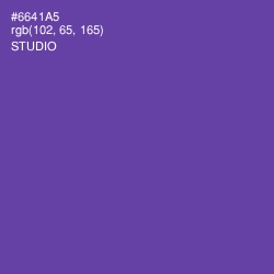 #6641A5 - Studio Color Image