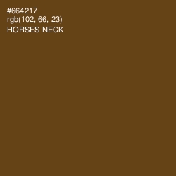 #664217 - Horses Neck Color Image