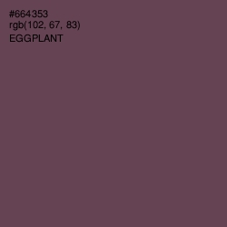 #664353 - Eggplant Color Image