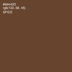 #66442D - Spice Color Image