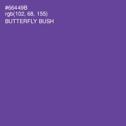 #66449B - Butterfly Bush Color Image