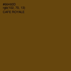 #66460D - Cafe Royale Color Image