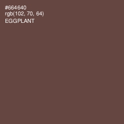 #664640 - Eggplant Color Image