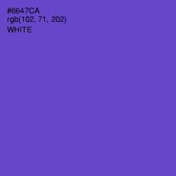 #6647CA - Fuchsia Blue Color Image