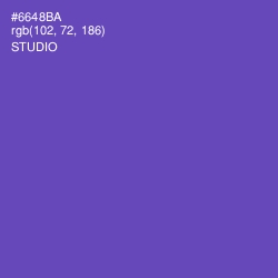 #6648BA - Studio Color Image