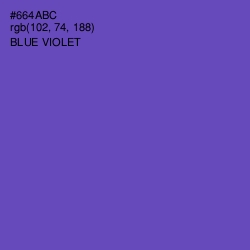 #664ABC - Blue Violet Color Image