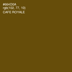 #664D0A - Cafe Royale Color Image