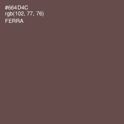#664D4C - Ferra Color Image