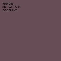 #664D56 - Eggplant Color Image