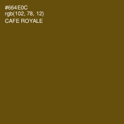 #664E0C - Cafe Royale Color Image