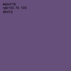 #664F7B - Smoky Color Image