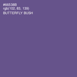 #66538B - Butterfly Bush Color Image