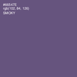 #66547E - Smoky Color Image