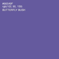 #665A9F - Butterfly Bush Color Image